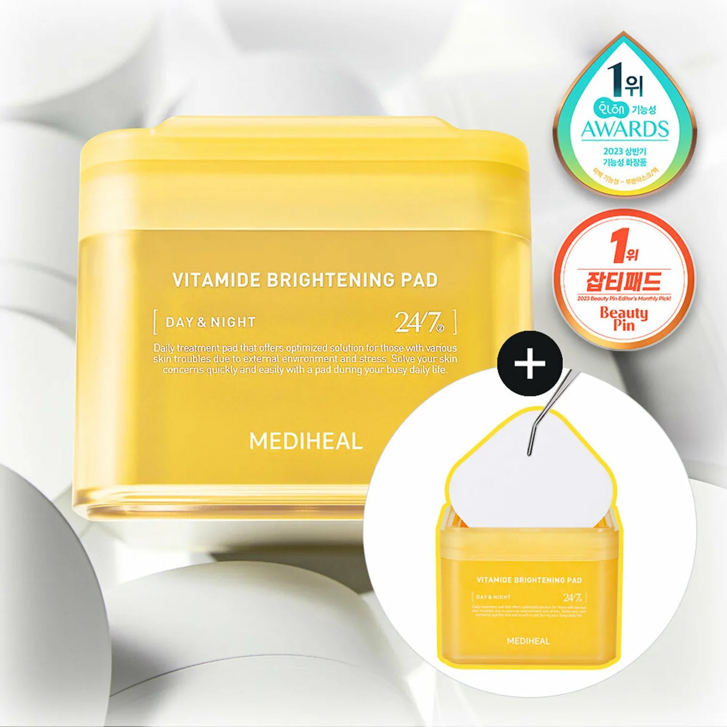 MEDIHEAL Vitamide Brightening Pad 100P Double Pack