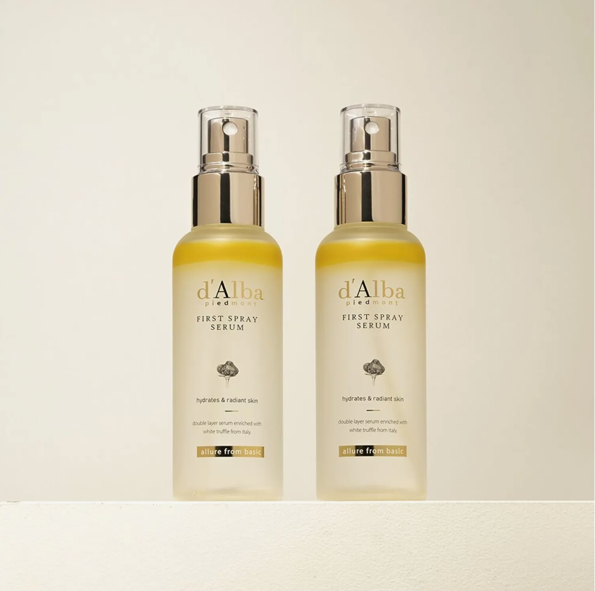 d'Alba White Truffle First Spray Serum 100mL + 100mL Special Set